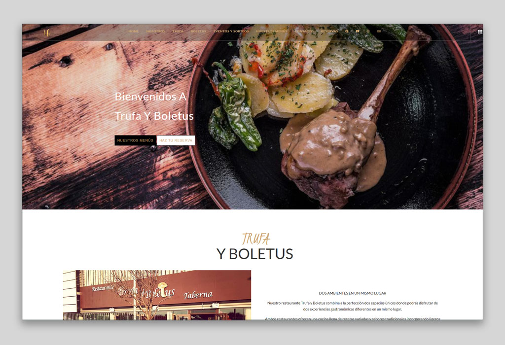 Trufa y Boletus